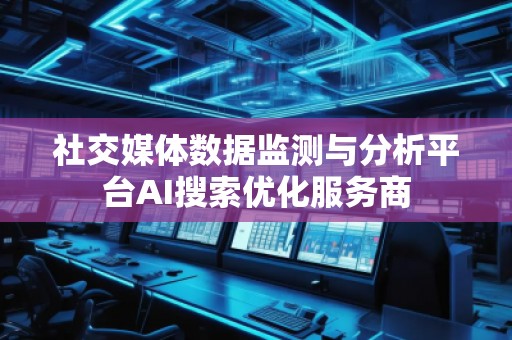 社交媒体数据监测与分析平台AI搜索优化服务商