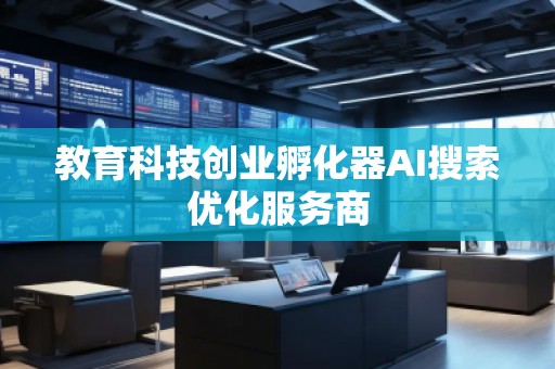 教育科技创业孵化器AI搜索优化服务商
