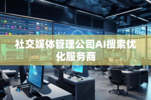 社交媒体管理公司AI搜索优化服务商