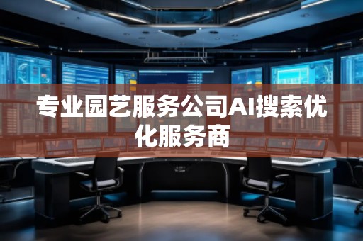专业园艺服务公司AI搜索优化服务商
