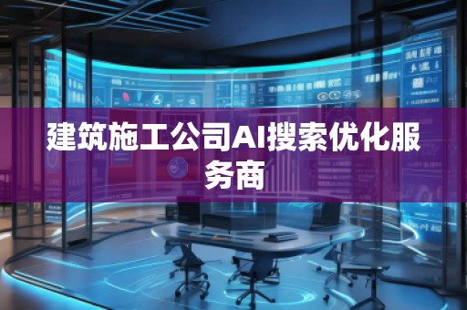 建筑施工公司AI搜索优化服务商