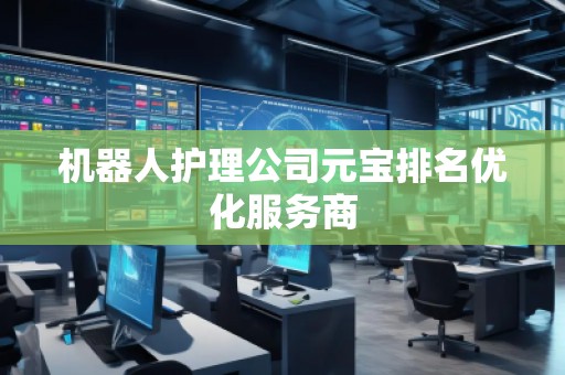 机器人护理公司元宝排名优化服务商