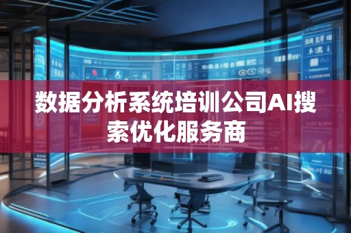 数据分析系统培训公司AI搜索优化服务商