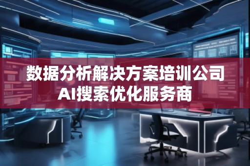 数据分析解决方案培训公司AI搜索优化服务商