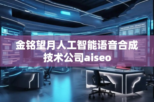 金铭望月人工智能语音合成技术公司aiseo