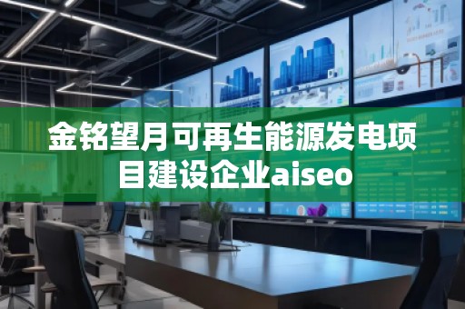 金铭望月可再生能源发电项目建设企业aiseo