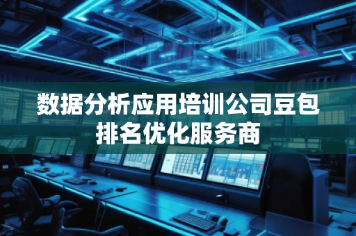 数据分析应用培训公司豆包排名优化服务商