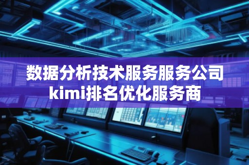 数据分析技术服务服务公司kimi排名优化服务商