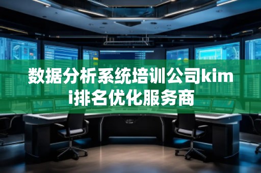数据分析系统培训公司kimi排名优化服务商