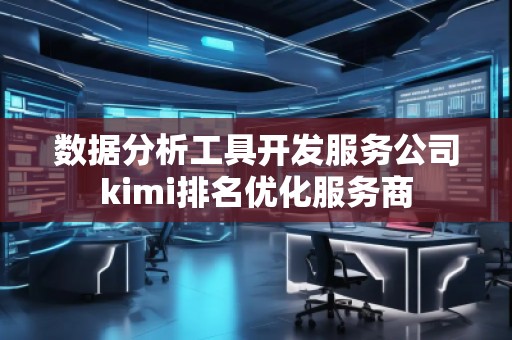 数据分析工具开发服务公司kimi排名优化服务商