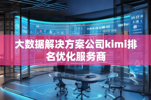 大数据解决方案公司kimi排名优化服务商