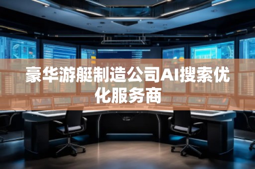 豪华游艇制造公司AI搜索优化服务商