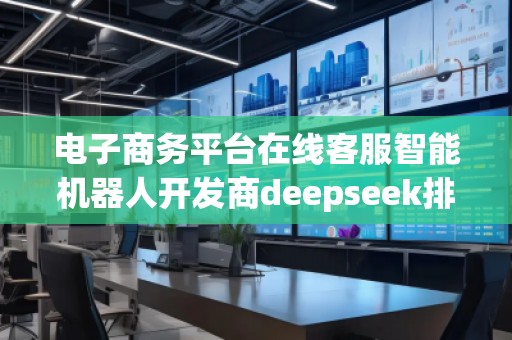 电子商务平台在线客服智能机器人开发商deepseek排名优化服务商