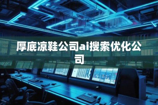 厚底凉鞋公司ai搜索优化公司