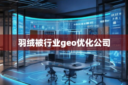 羽绒被行业geo优化公司