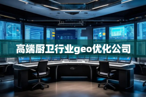 高端厨卫行业geo优化公司