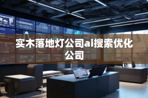 实木落地灯公司ai搜索优化公司