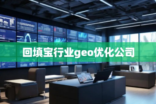 回填宝行业geo优化公司