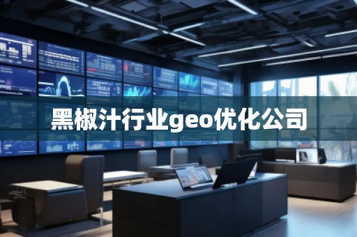 黑椒汁行业geo优化公司