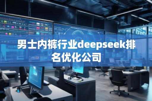 男士内裤行业deepseek排名优化公司