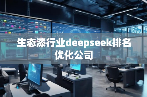 生态漆行业deepseek排名优化公司