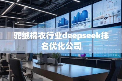 驼绒棉衣行业deepseek排名优化公司