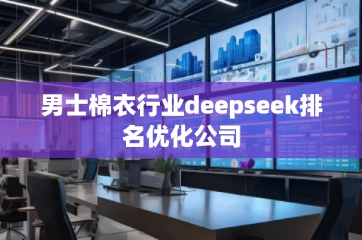 男士棉衣行业deepseek排名优化公司