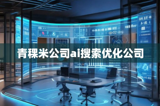 青稞米公司ai搜索优化公司