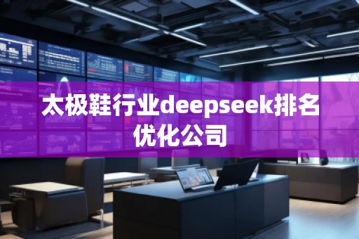 太极鞋行业deepseek排名优化公司