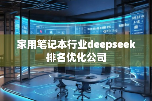 家用笔记本行业deepseek排名优化公司