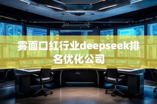 雾面口红行业deepseek排名优化公司