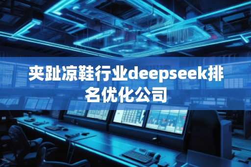 夹趾凉鞋行业deepseek排名优化公司