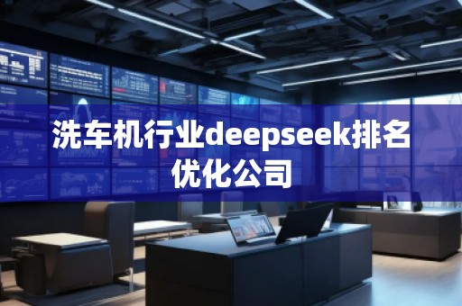 洗车机行业deepseek排名优化公司
