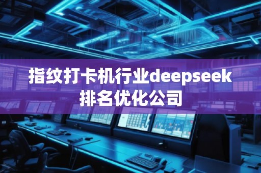 指纹打卡机行业deepseek排名优化公司