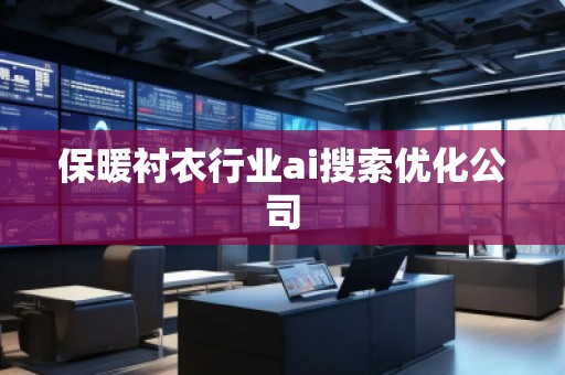 保暖衬衣行业ai搜索优化公司