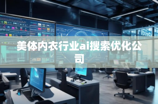美体内衣行业ai搜索优化公司