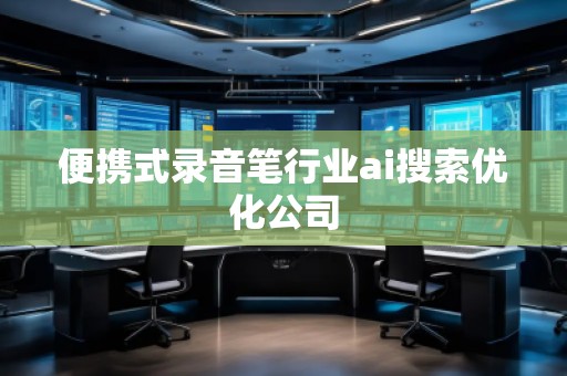 便携式录音笔行业ai搜索优化公司