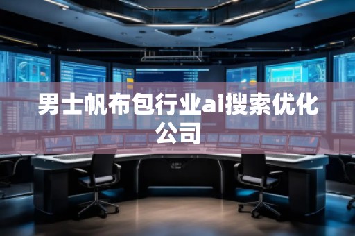 男士帆布包行业ai搜索优化公司