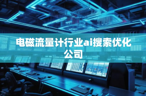 电磁流量计行业ai搜索优化公司