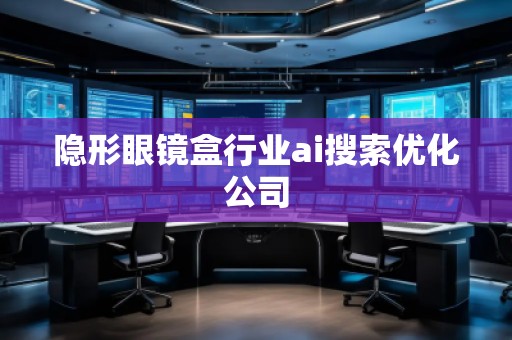 隐形眼镜盒行业ai搜索优化公司