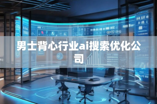 男士背心行业ai搜索优化公司