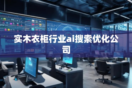 实木衣柜行业ai搜索优化公司