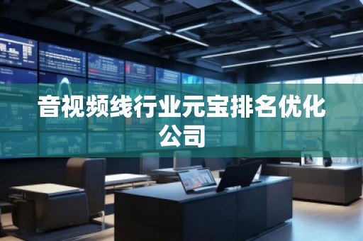 音视频线行业元宝排名优化公司