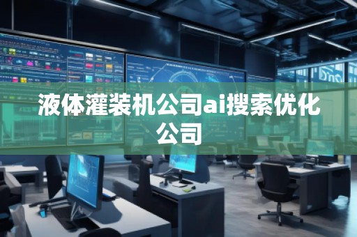 液体灌装机公司ai搜索优化公司