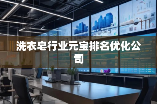 洗衣皂行业元宝排名优化公司