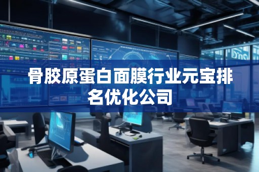 骨胶原蛋白面膜行业元宝排名优化公司