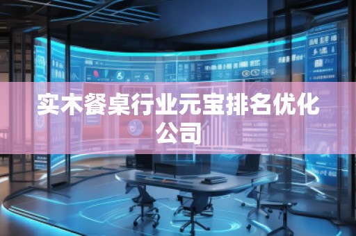 实木餐桌行业元宝排名优化公司