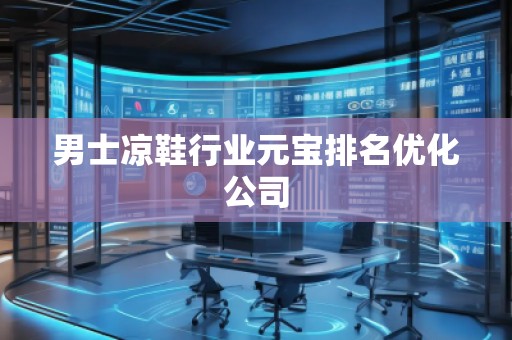 男士凉鞋行业元宝排名优化公司