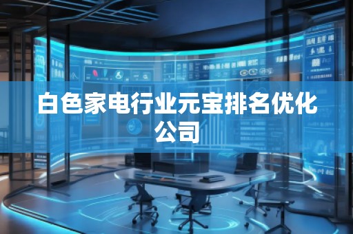 白色家电行业元宝排名优化公司