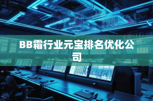 BB霜行业元宝排名优化公司